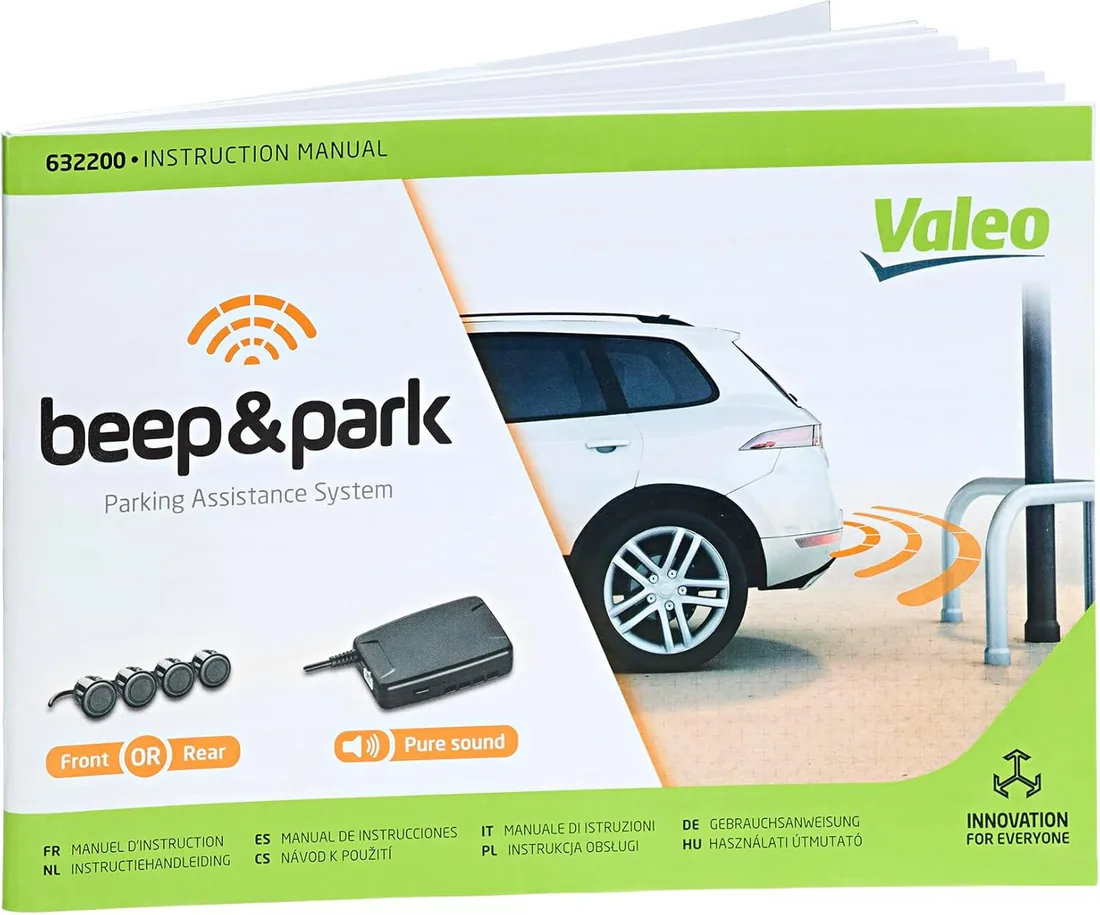 Valeo 632200 - Sistema de Ayuda al Aparcamiento - Kit Beep&Park | 4 Sensores + 1 Altavoz - Instalación Delantera o Trasera foto 3