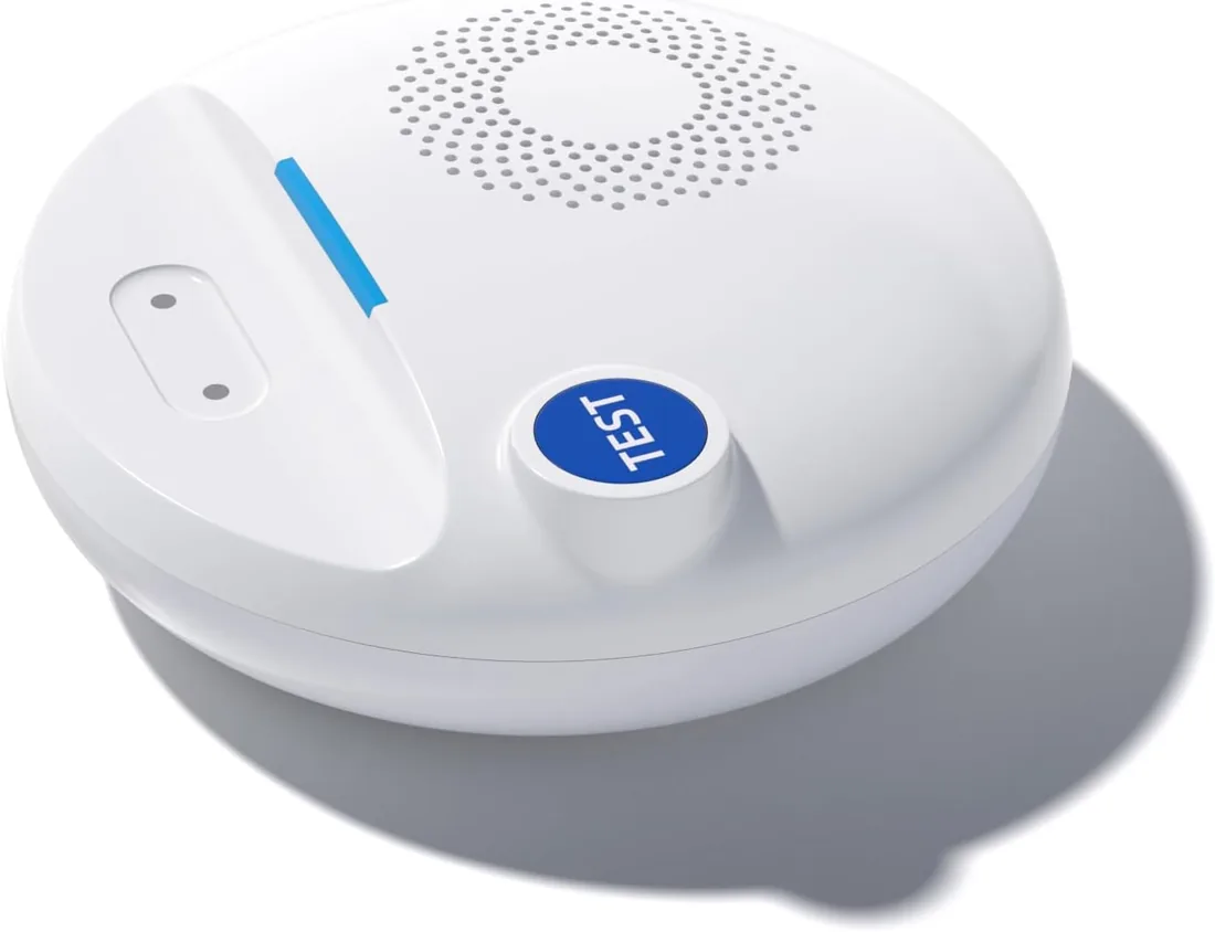 Yasorn Detector de Fugas de Agua WiFi, Sensor Inteligente de Inundación con Alarma Sonora 100dB, Alertas en Tiempo Real por App Móvil, Impermeable IP67 para Hogar, Cocina, Baño, Sótano y Garaje