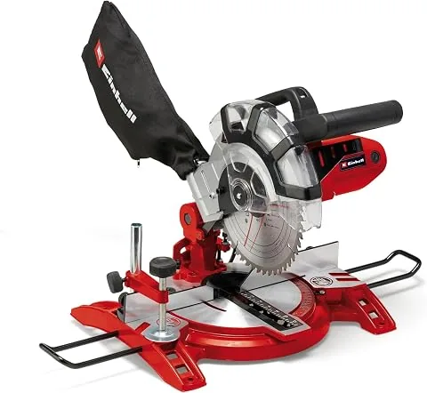 Einhell Sierra ingletadora y tronzadora TC-MS 2112 | 1600 W | Profundidad de corte/anchura de corte: 55 x 120 mm | 1 hoja foto 2