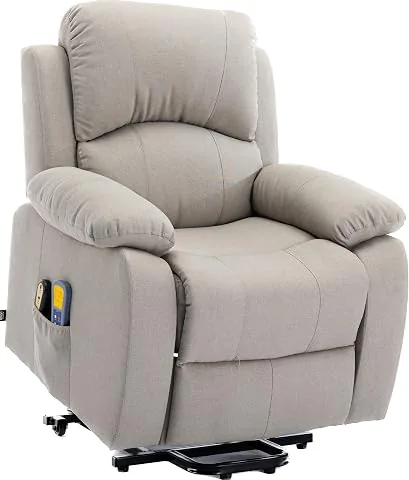 Astan Hogar Sillón Relax con Función Auto-Ayuda (Levanta Personas), Reclinación Eléctrica, Masaje Y Termoterapia, Modelo Ramón AH-AR30920AR foto 2