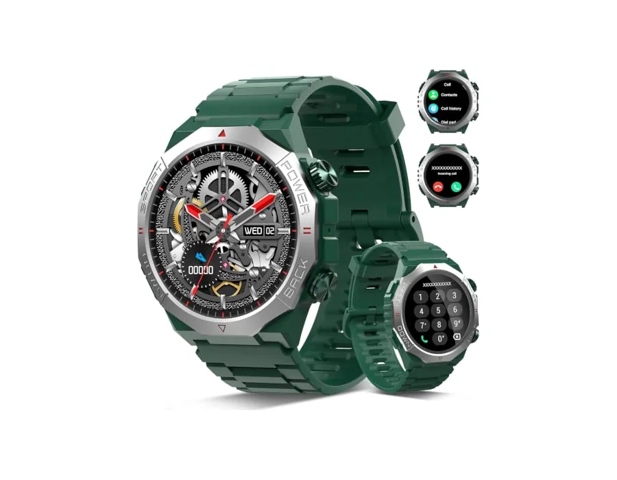 Soudorv Reloj Inteligente Hombre Mujer con Llamadas,1.39"Militar Smartwatch foto 2