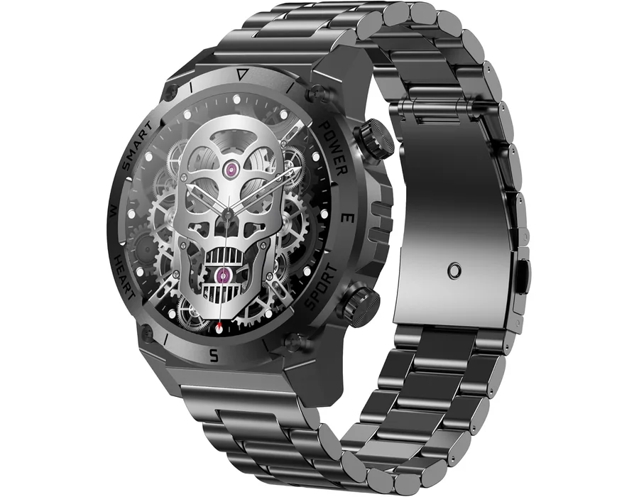 Reloj Inteligente Hombre Militar, 1,46" HD Smartwatch Hombre con Llamadas Bluetooth, Pulsómetro/SpO2/Sueño, 110+ Modos Deportivos, Podómetro, Pulsera Actividad IP68 Android iOS
