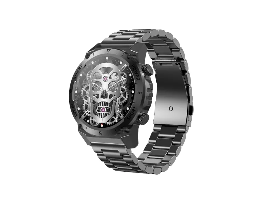 Reloj Inteligente Hombre Militar, 1,46" HD Smartwatch Hombre con Llamadas Bluetooth, Pulsómetro/SpO2/Sueño, 110+ Modos Deportivos, Podómetro, Pulsera Actividad IP68 Android iOS foto 2