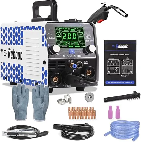 Soldador MIG 5 en 1 200A 240V LED Reboot RBM2000G