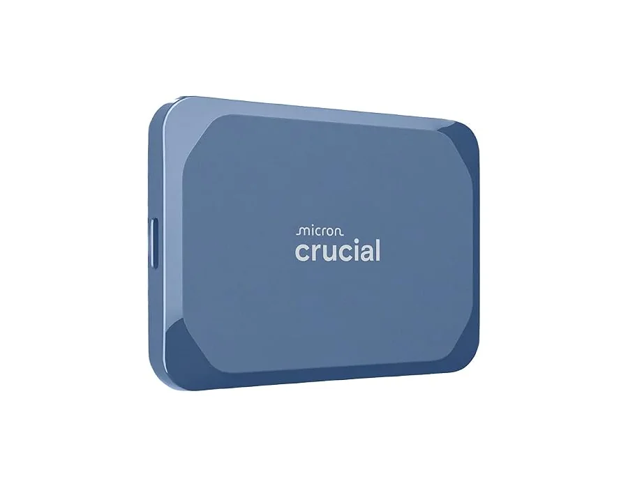 Crucial X10 1TB SSD Externo Portátil, hasta 2100MB/s, USB-C 3.2 Gen2, Clasificación IP65 de resistencia al agua y al polvo, Disco Duro Sólido Externo, Azul Mate - CT1000X10SSD9-02 foto 3