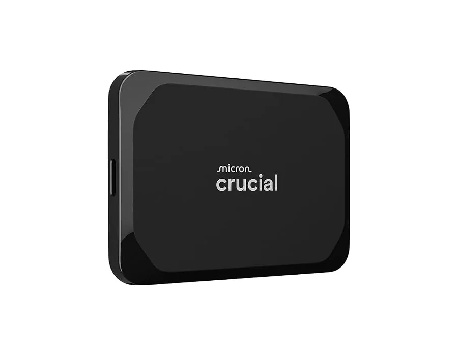 Crucial X9 SSD 1TB Portátil, hasta 1050MB/s, Compatible con PC, Mac, PlayStation y Xbox, Disco Duro Sólido Externo, USB-C 3.2 - CT1000X9SSD902
