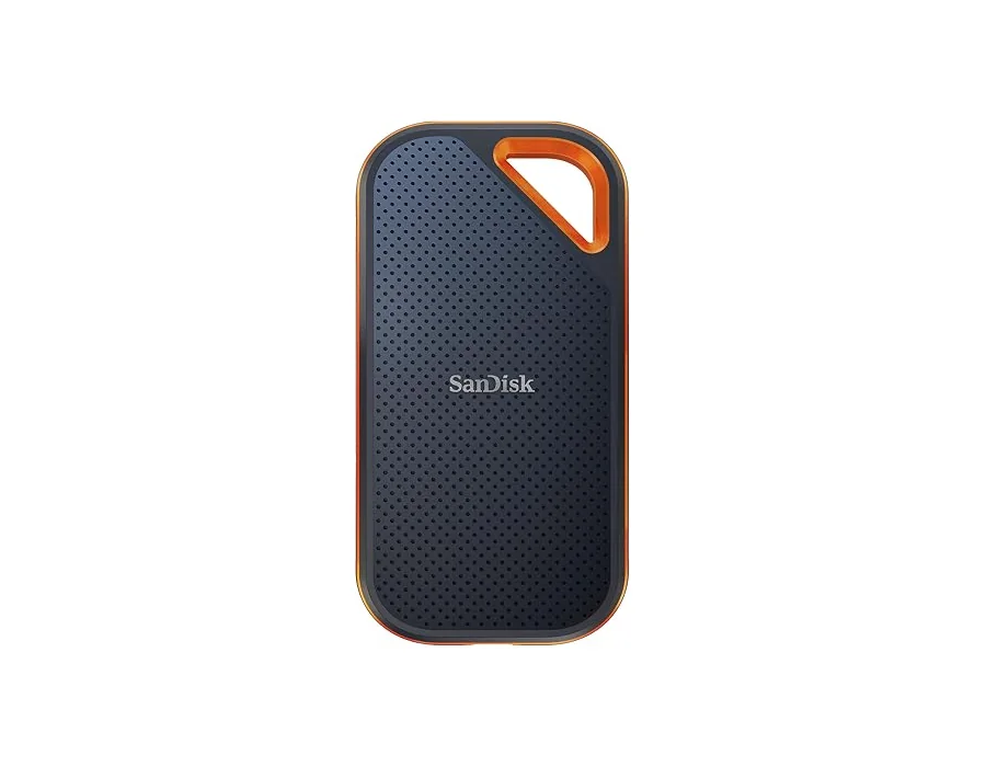 SanDisk Extreme PRO SSD Externo Portátil 2 TB (Disco duro externo SSD con velodidad de lectura e de escritura hasta 2000 MB/s, 256-bit AES hardware encryption, Clasificación IP65)