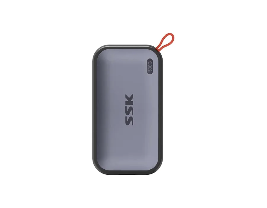 SSK SSD Externo 500GB Portatil Disco Extreme SSD，Velocidad de transmisión Extrema de hasta 1050 MB/s Disco Duro USB 3.2 Gen 2 para teléfonos Inteligentes Tipo c, PS5, Xbox,Macbook 