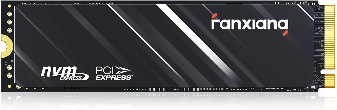 fanxiang M.2 SSD 512GB,NVMe SSD con disipador térmico, hasta 3000MB/S, PCIe Gen3 x4 2280,SSD Interno, caché SLC 3D NAND,Discos Duros -S501Q