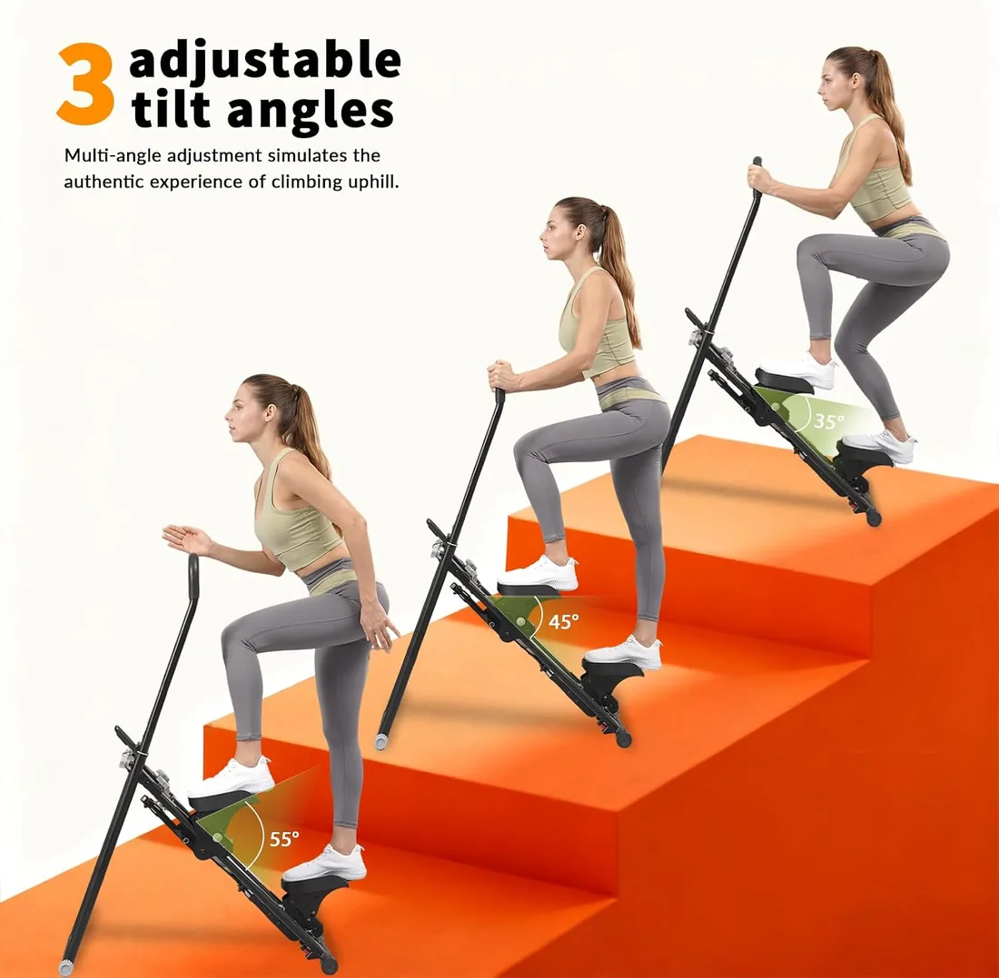Stepper | Stepper Fitness para el hogar | Ajustable | Silencioso | Plegable | con Pantalla LCD | Capacidad de 120 kg | Soporte para móvil/Tableta. foto 3