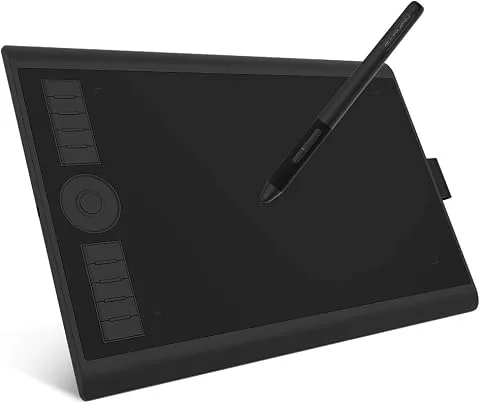 GAOMON M10K Pro Tableta Gráfica de 10'' con AP32, Soporta la Función OTG&Radial, Compatible con Android/Windows/Mac, Adecuada para e-Aprendizaje y Oficina en casa