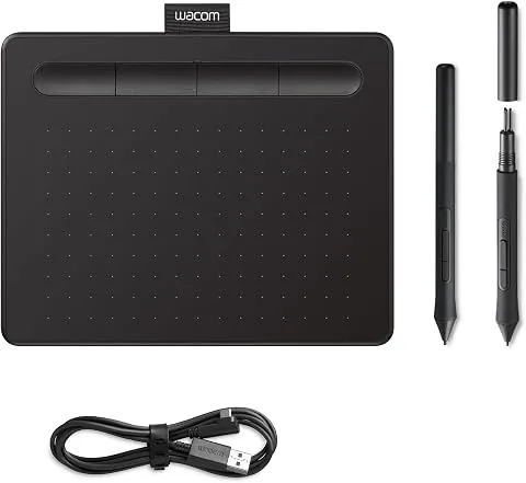 Wacom Intuos S, Tableta de dibujo, incl. Wacom Pen 4K sin batería