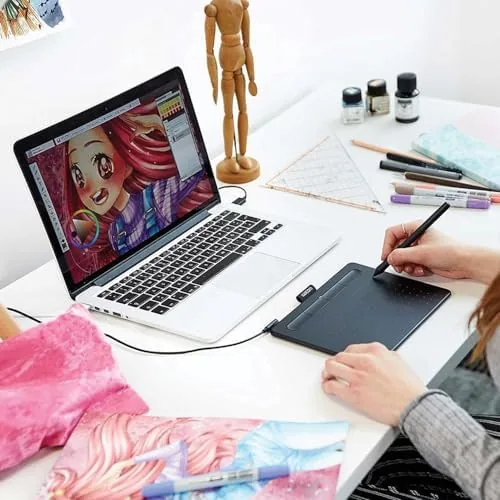 Wacom Intuos S, Tableta de dibujo, incl. Wacom Pen 4K sin batería foto 2