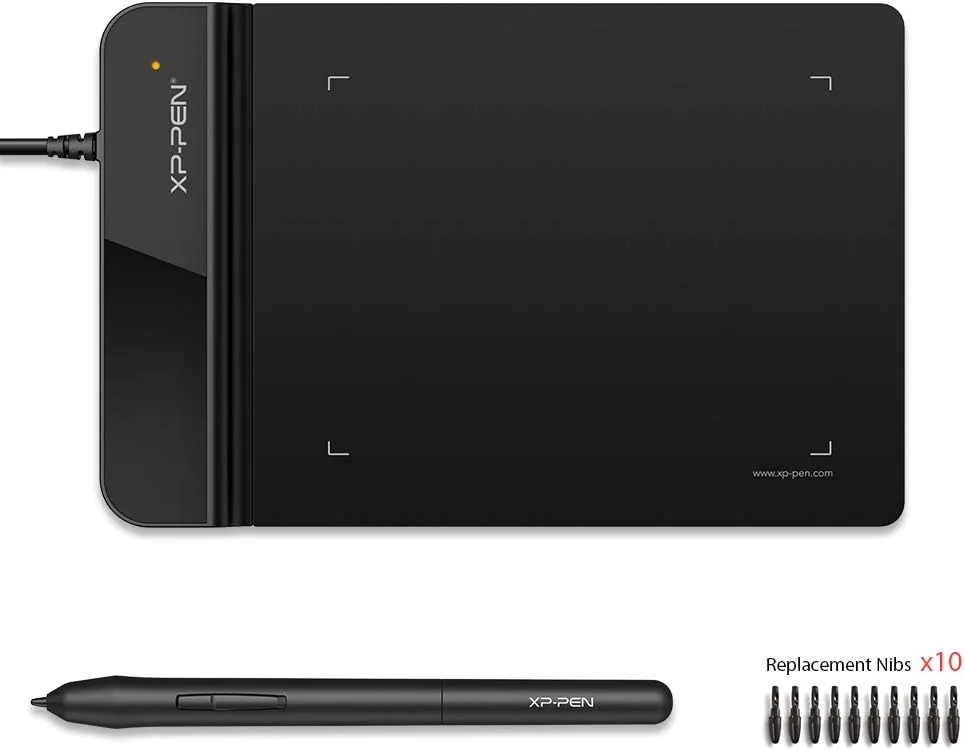 XP-PEN G430S Tableta Gráfica Dibujo Digital Ultra Delgada 4 x 3 Pulgada para OSU, Tableta Digitalizadora Portátil para Dibujar Profesional 8192 Niveles de Presión