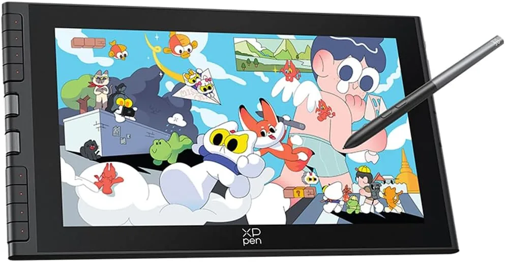 XPPen Artist 12 3rd Tableta Gráfica con Pantalla FHD 16K Niveles (Negro)