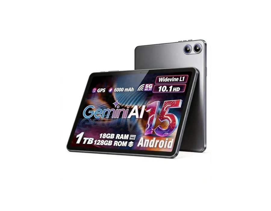 Tablet 10 Pulgadas, Tableta Android 15, T30 0cta-Core, 18GB RAM+ 128GB ROM foto 2