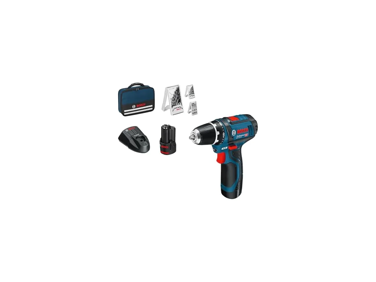 Bosch Professional 12V System atornillador a batería GSR 12V-15 (incl. 2 baterías de 2,0, cargador, set… foto 2