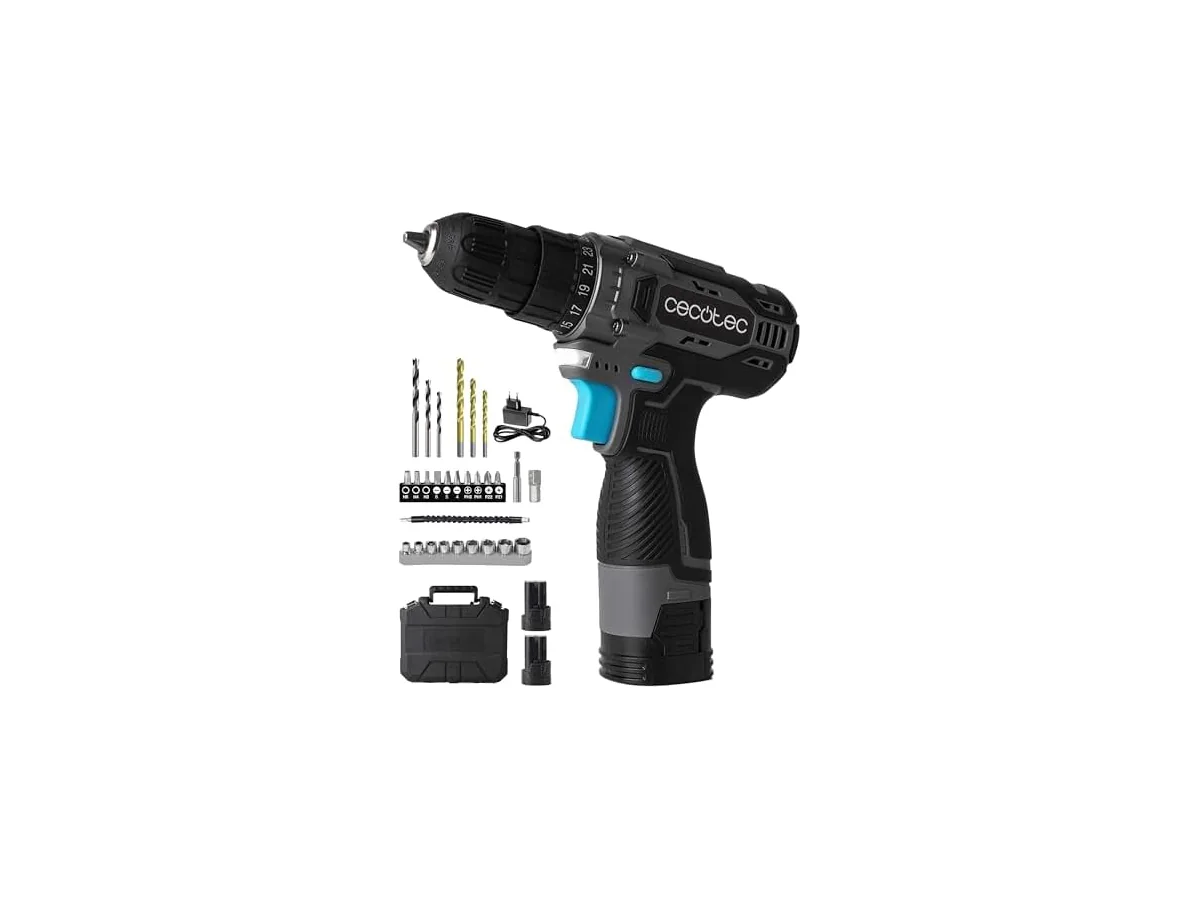 Cecotec Taladro Atornillador a 2 Baterías 16V y 2000mAh PowerForce 1620 Easy Hand. 2 Niveles de… foto 2
