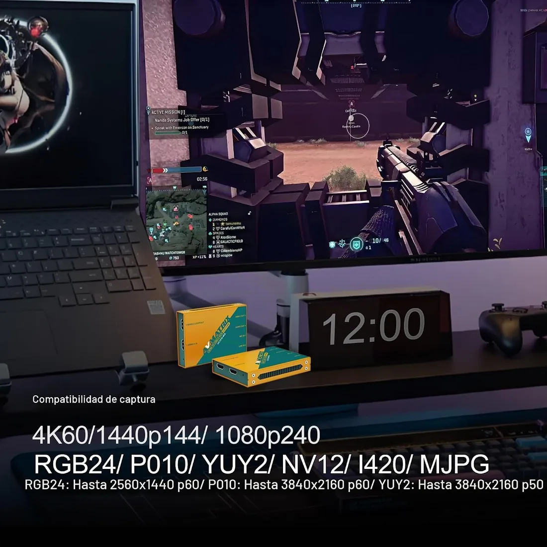 AVMATRIX UC1218-4KS Tarjeta de Captura de vídeo 4K HDMI a USB 3.1 | Tarjeta de captura 4K60 con HDR para streaming de juegos y difusión en vivo foto 3