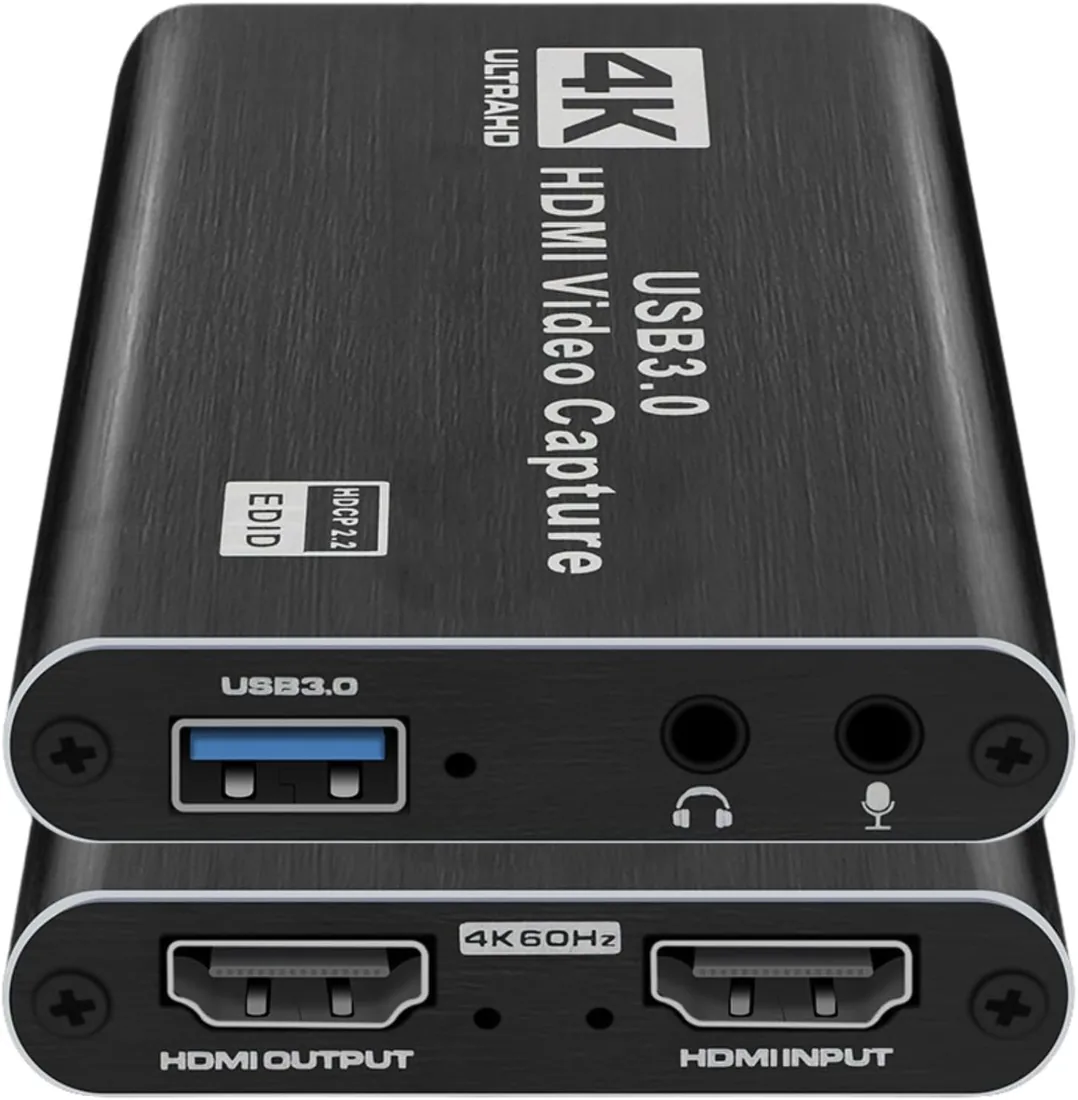 Capturadora Vídeo HDMI USB 3.0, 1080p60, Loop-out 4K60, Switch, OBS | ALBURAN Capturadora de Vídeo HDMI USB 3.0 para PS5, Switch, PS4, OBS y streaming, con captura 1080p60 y Loop-Out 4K60 foto 3