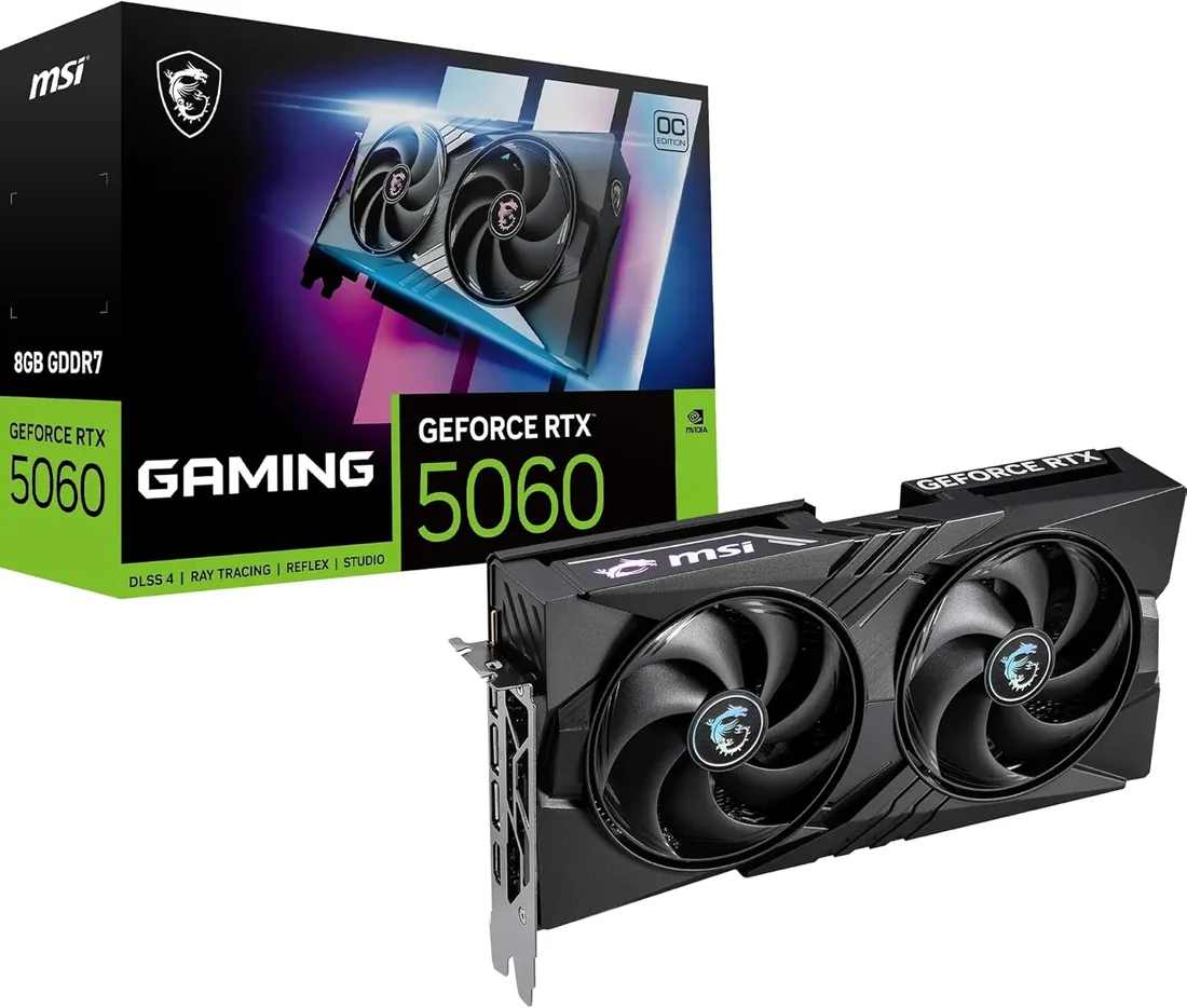 MSI GeForce RTX 5060 8G Gaming OC foto 2