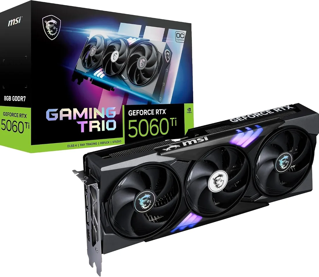 MSI GeForce RTX 5060 Ti 8G Gaming Trio OC