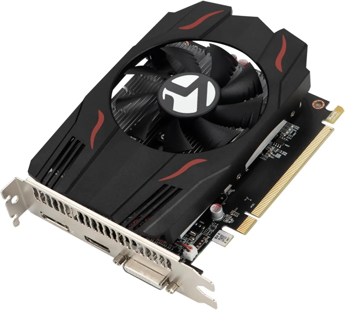Tarjeta Grafica MAXSUN AMD Radeon RX 550 4 GB GDDR5 Tarjeta gráfica ITX para Videojuegos en PC GPU 128 bits DirectX 12 PCI Express X16 3.0 DVI-D Dual Link, HDMI, DisplayPort foto 2