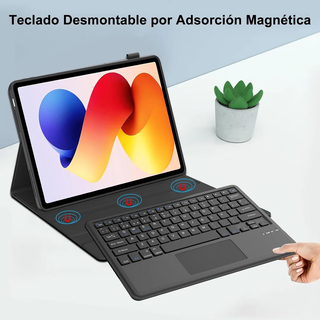 FOGARI Teclado con Touchpad para Redmi Pad 2 Pro 12.1" 2025 foto 3