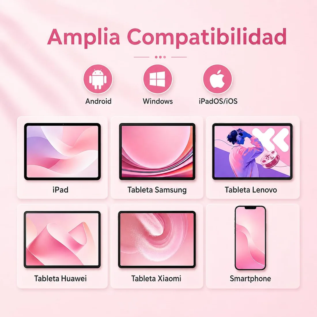 Teclado Bluetooth con Touchpad para iPad,Teclado Español Ñ Luz para Tablets foto 2