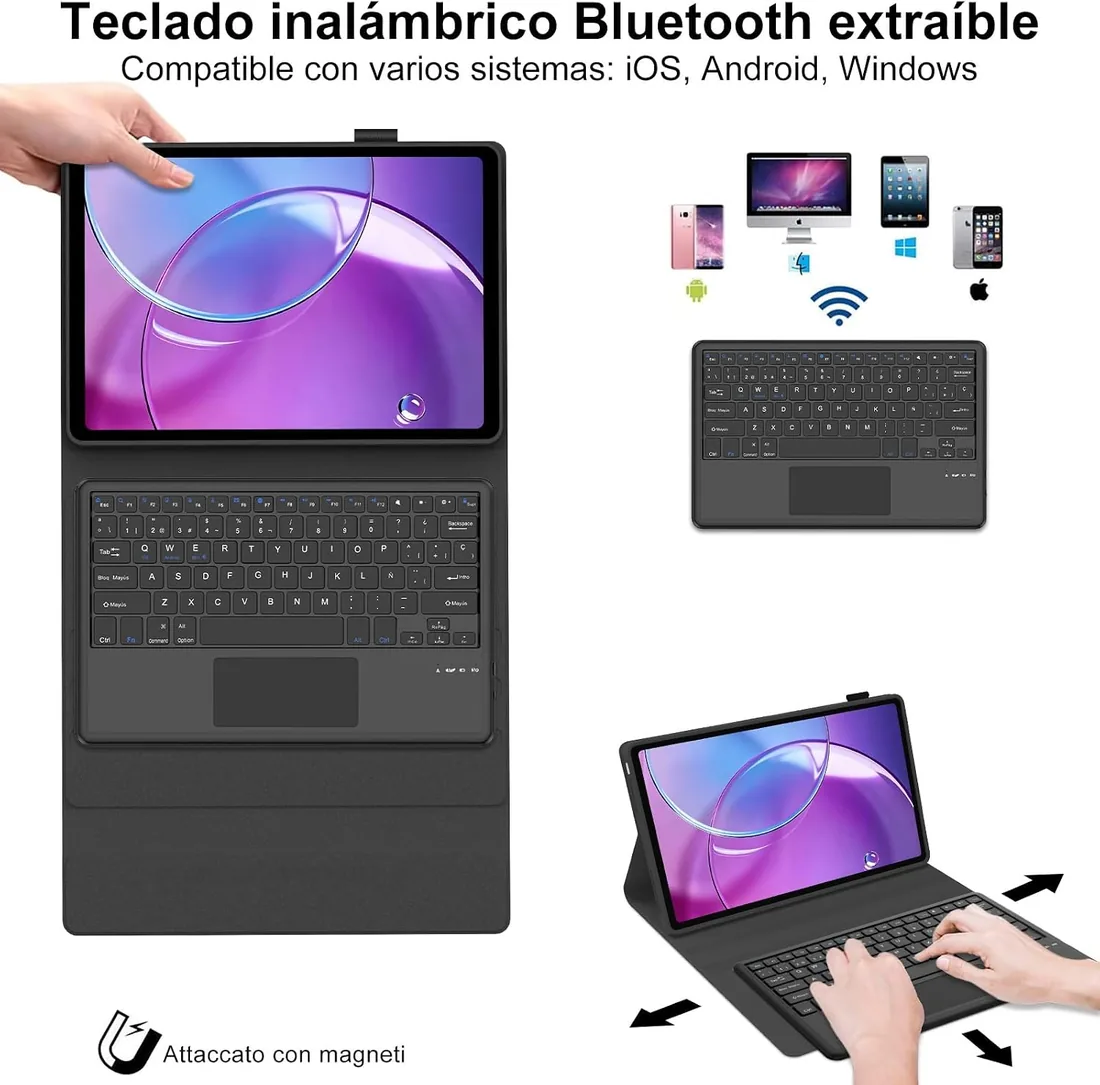 Teclado para Lenovo Idea Tab Pro Gen 2 2026 13 pulgadas con Touchpad foto 3