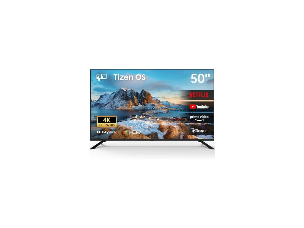 FPD Smart TV 50 Pulgadas (127 cm), 4K Tizen TV Compatible with Samsung TV Plus, Airplay & Miracast, HDR…
