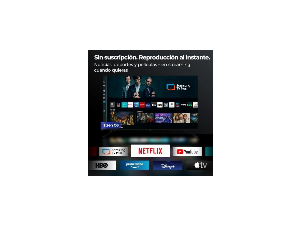 FPD Smart TV 50 Pulgadas (127 cm), 4K Tizen TV Compatible with Samsung TV Plus, Airplay & Miracast, HDR… foto 2