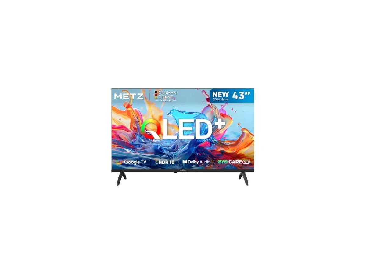Metz TV 43 Pulgadas Smart TV, Televisor 43” QLED, HDR10, Dolby Audio, Chromecast Integrado, WiFi,…