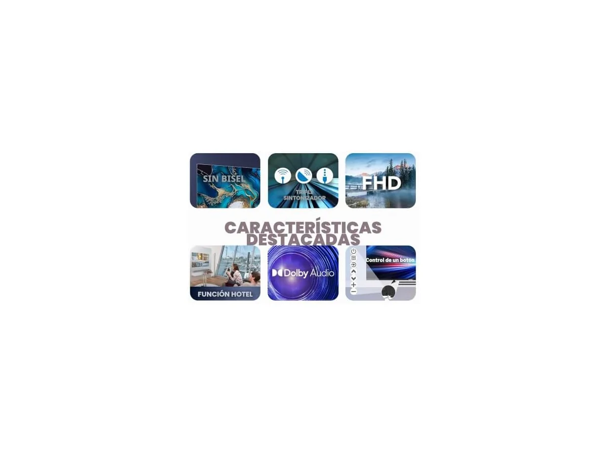 Smart Tech Televisor LED Full HD de 22" (55 cm) 22FN01V (no Conectado), HDMI, USB, resolución: 1920 ×… foto 2