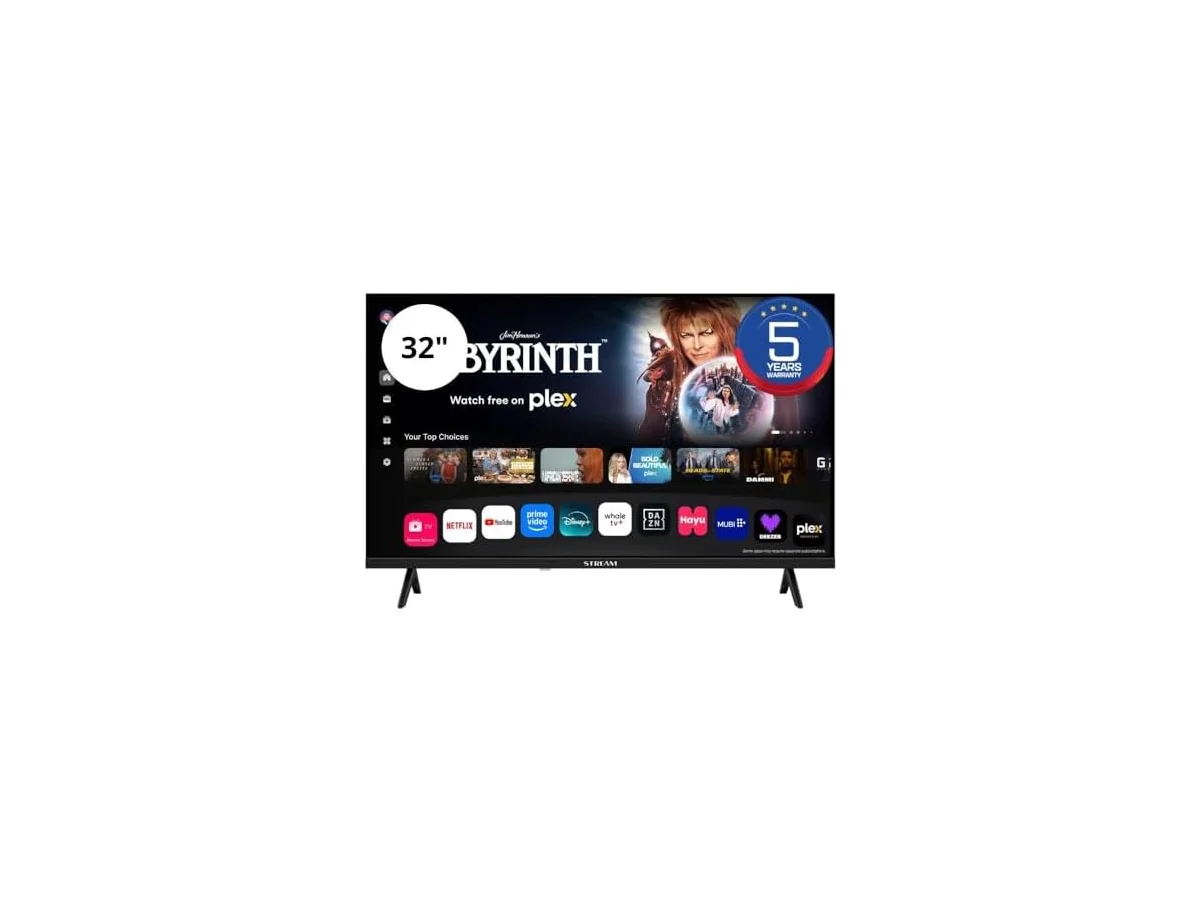 Stream System - Smart Easy Whale TV 32, HD Ready, 5 Años de Garantía, Frameless (Sin Marco), Chromecast…