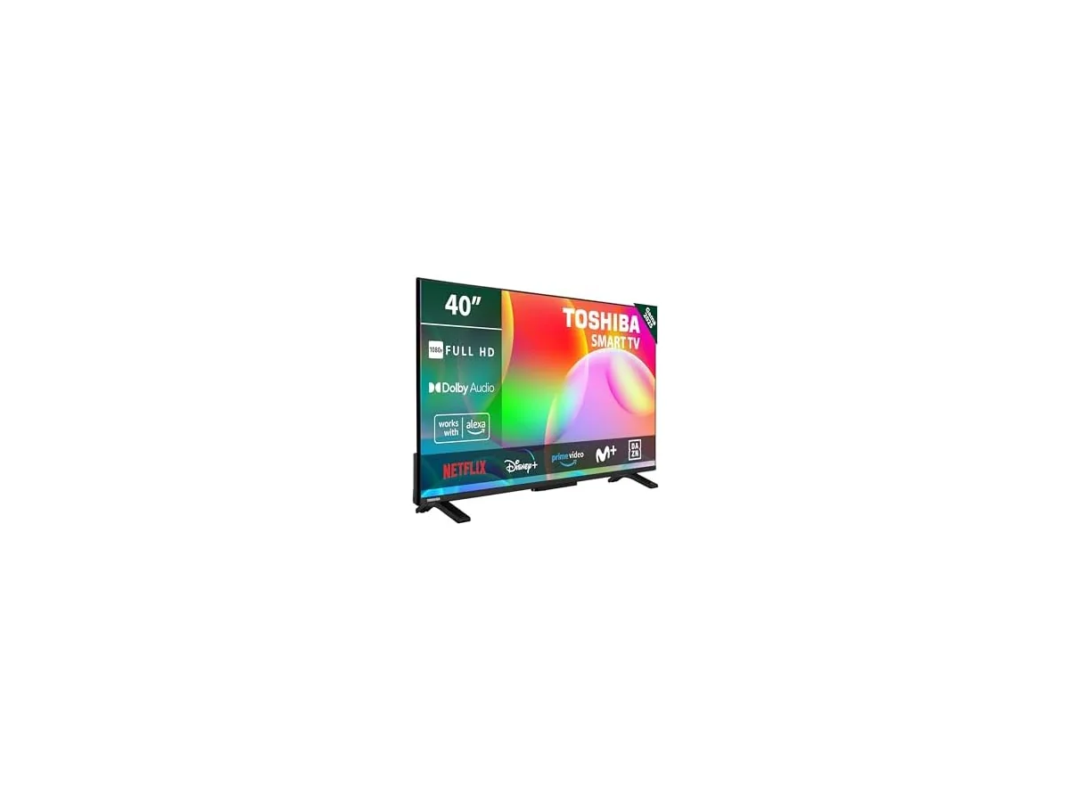 Toshiba 40LV2563DG Smart TV de 40", con Resolución Full HD (1920 x 1080), HDR, Compatible con Asistente…