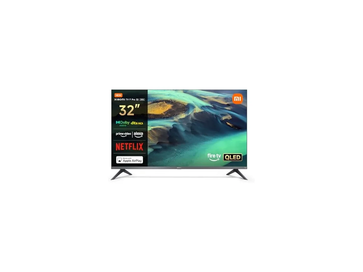 XIAOMI TV F Pro 32, 32 Pulgadas (81 cm), QLED, Smart TV, Fire OS7, Control por Voz Alexa, Dolby Audio™,…