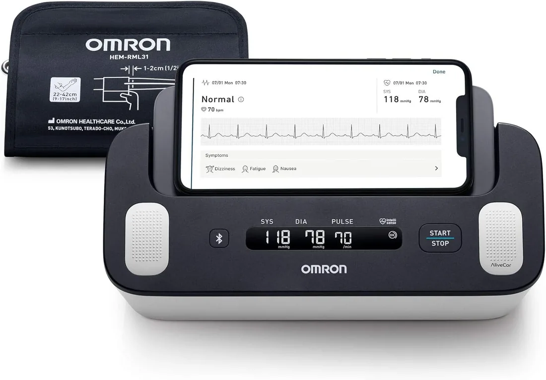 OMRON Completey Tensiómetro de Brazo y ECG
