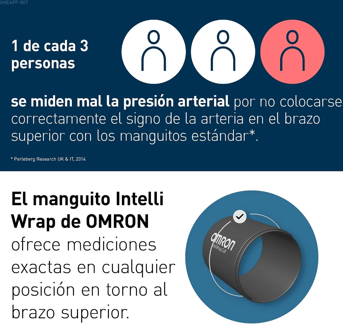 OMRON X4 Connect AFib Tensiómetro de brazo, Conexión Bluetooth foto 3