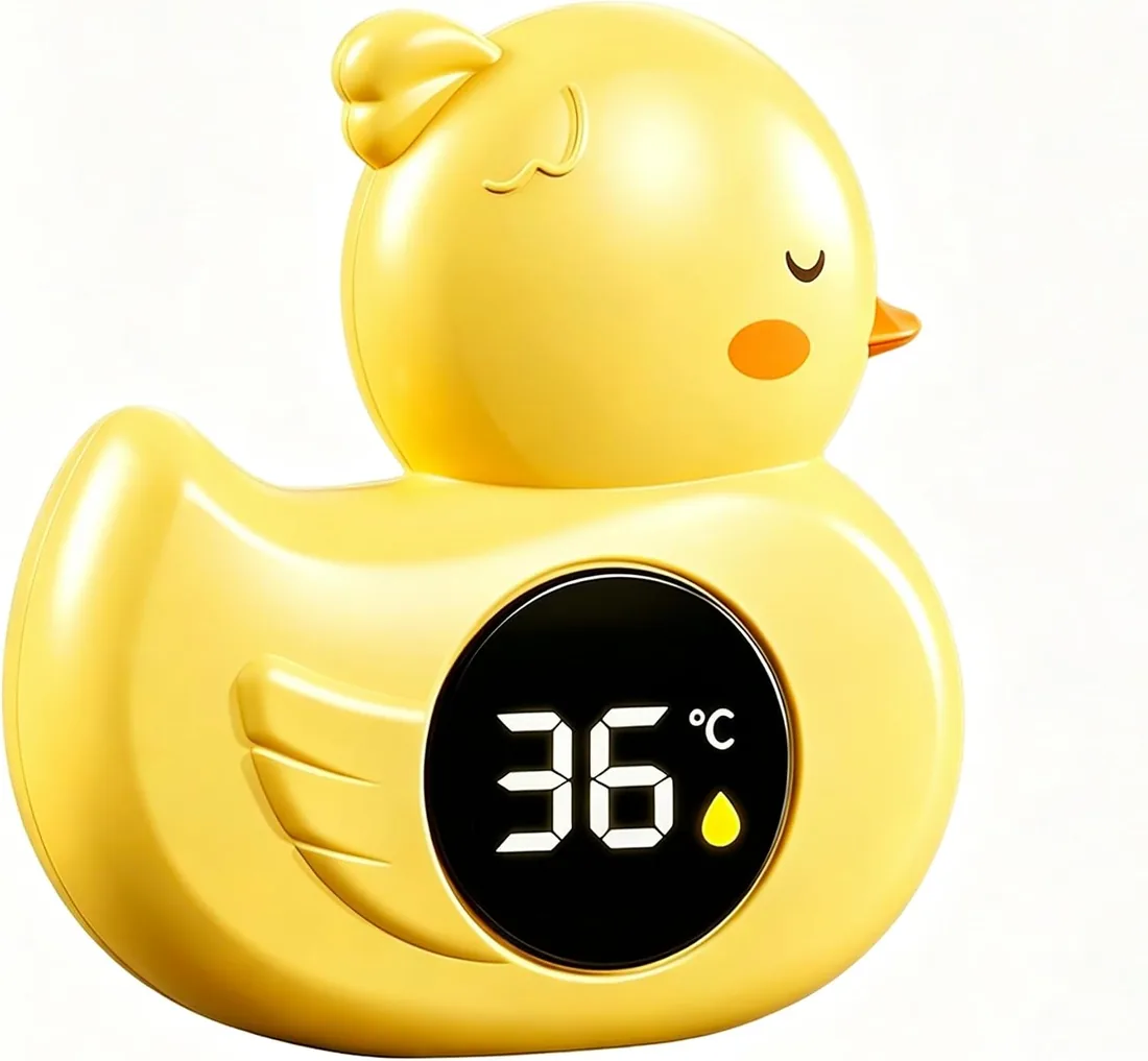Impermeable Termometro Bañera Digital,Termómetro de baño(Pato Amarillo) | Termómetro de Agua para Medir la Temperatura del Agua, Adecuado para Bañera y Piscina