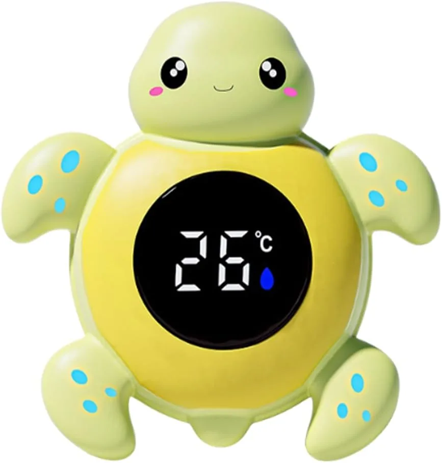 Termómetro Para Bañera, Flotante Digital, diseño de tortuga marina, termómetro de baño para bebés, Para la temperatura de baño ideal, Para Uso De Niños En El Hogar, Baño, Ducha Y Piscina