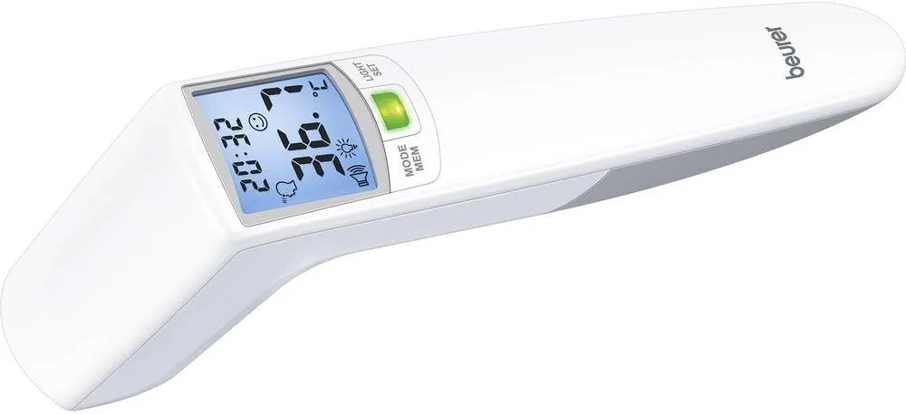 Beurer FT 100, termómetro de fiebre sin contacto con tecnología de medición por infrarrojos