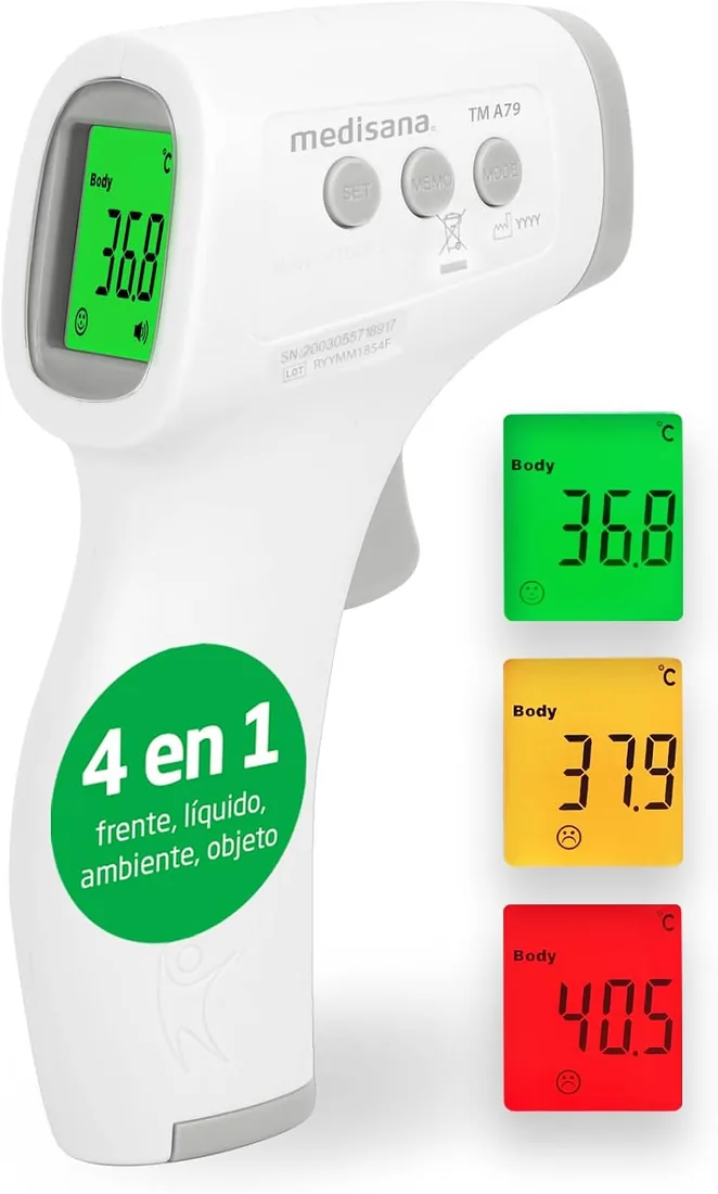 medisana TM A79 termómetro infrarrojo sin contacto, termometro clínico