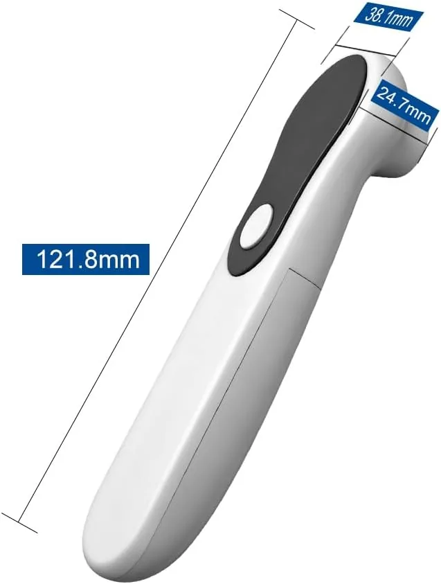 Termometro Digital Bebe y Adultos Termometro de Frente Infrarrojo sin Contacto Multiusos Alarma de Fiebre Lectura Instantánea Pantalla LCD y Recargable foto 2