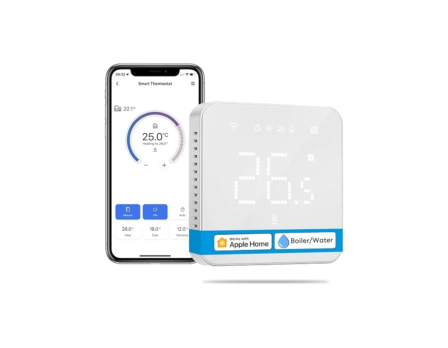 Meross Termostato Calefaccion WiFi Calderas, con Apple HomeKit y Alexa foto 2
