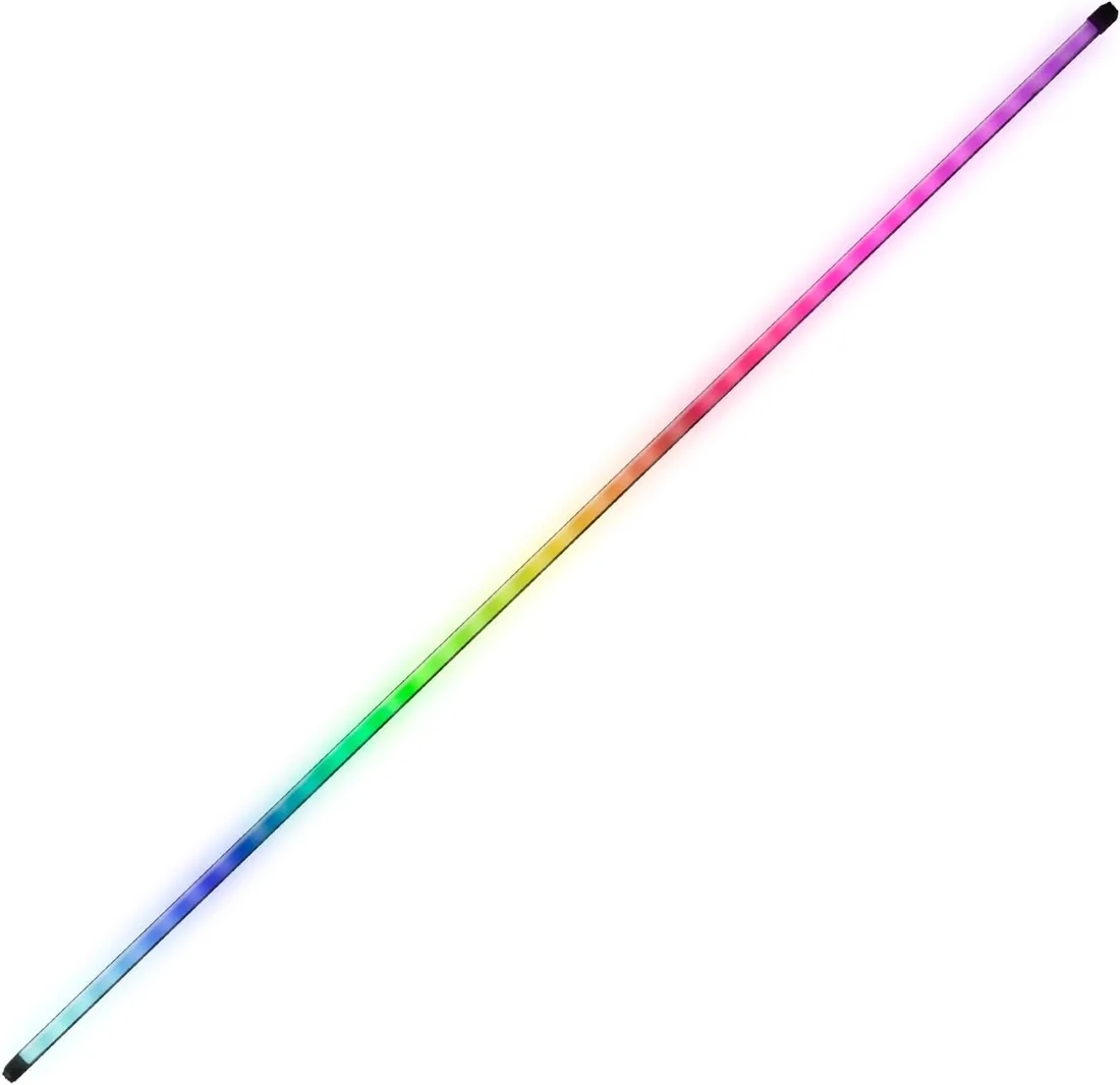 Mars Gaming MLT-ONE, Tira LED NEON ARGB 550mm, 5V 3 Pin Compatible con Hubs y MB ARGB, Tira LED Flexible para PC con Múltiples Posibilidades, Montaje Rápido y Sencillo Plug-and-Play