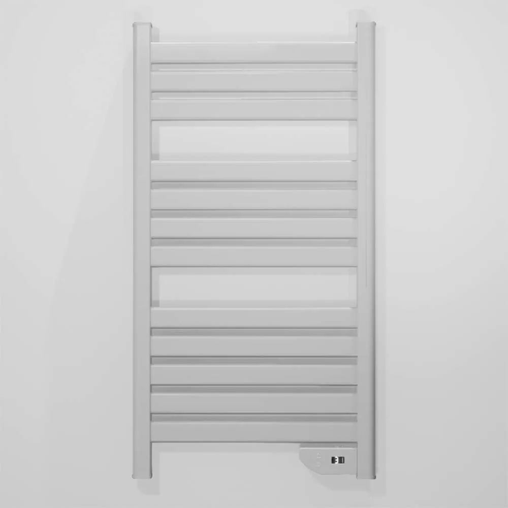 Cecotec Radiador Toallero Eléctrico Bajo Consumo Ready Warm 9000 Twin Towel White. Seca Toallas de 500 W, IP24 2 Modos, Temporizador, Pantalla LED, Diseño Moderno, Kit de instalación foto 3