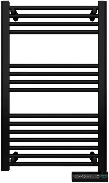 Cecotec Radiador Toallero Eléctrico Bajo Consumo ReadyWarm 9100 Smart Towel Black 500 W, Pantalla LED, Control táctil, Temporizador, 3 Modos de Funcionamiento, 2 Sistemas de Seguridad foto 2