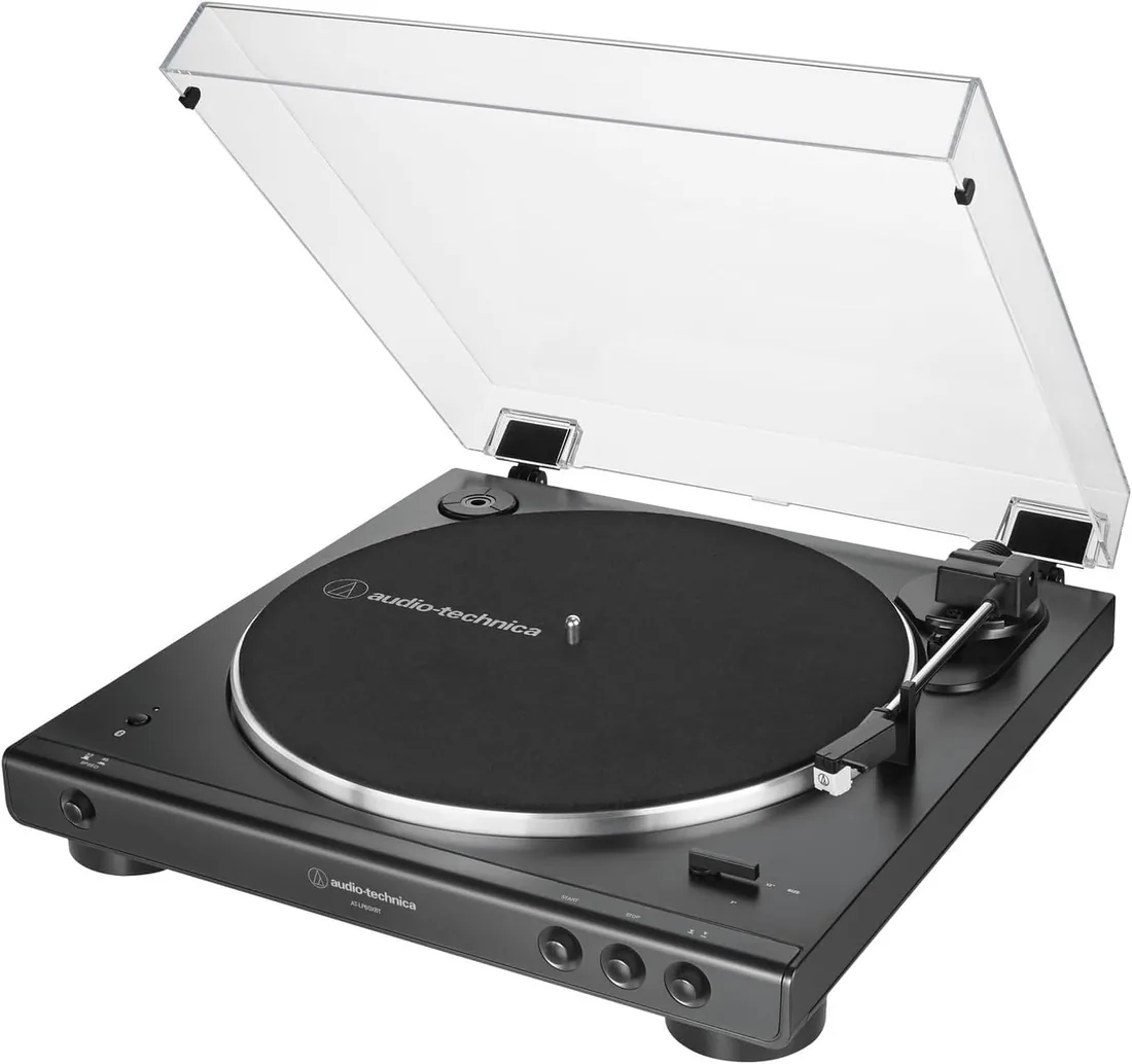 Audio-Technica LP60XBTWH Giradiscos Automático Estéreo Inalámbrico de Tracción por Correa