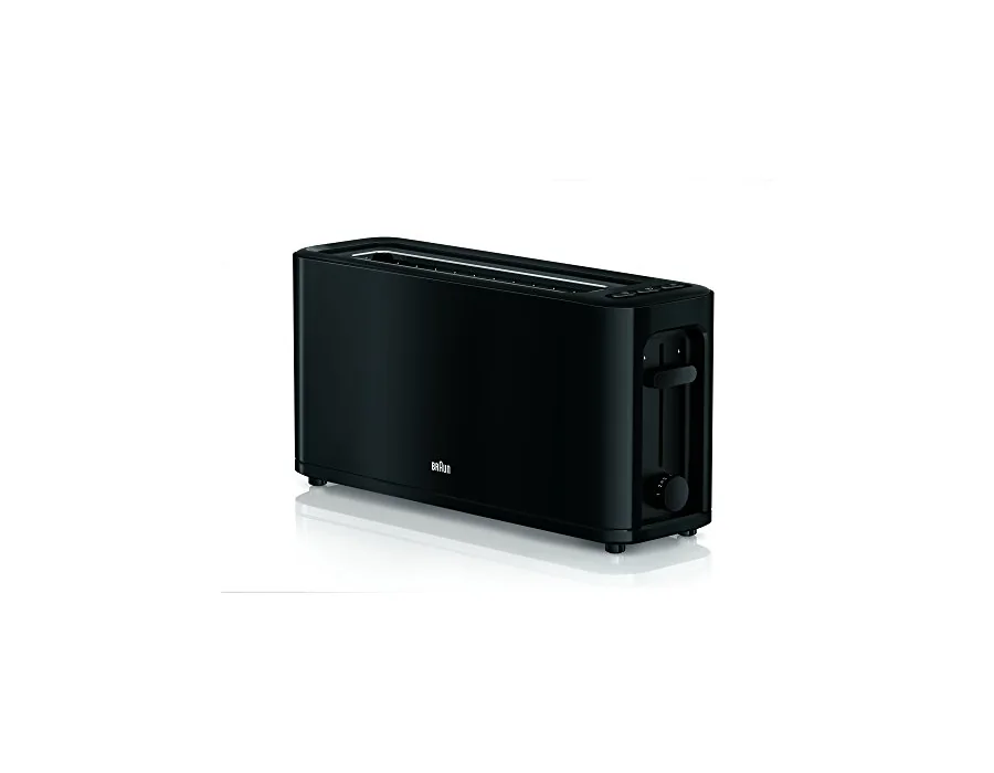 Braun Tostador PurEase HT3110BK - Tostadora de Pan, 1000 w, 2 Ranuras, 7 Niveles de Potencia, Grill Superior Desmontable, Recogecable, Color Negro foto 2